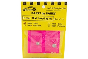 Parts-By-Parks Street Rod Cone Back Headlights (Satin Finish) (2)