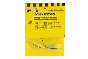 Parts-By-Parks Pulley Set 1933-34 Ford & SB Chevy Plastic Model Vehicle Accessory 1/25 #9013 Parts-By-Parks Pulley Set 1933-34 Ford & SB Chevy Plastic Model Vehicle Accessory 1/25 #9013