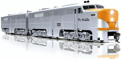 Precision-Craft Diesel PA-2 Powered w/LokSound DC/DCC Denver Rio Grande Western #600 California Zephyr - N-Scale