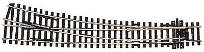 Peco Code 100 Curved Double Radius Turnout Right Hand Model Train Track HO Scale #1042