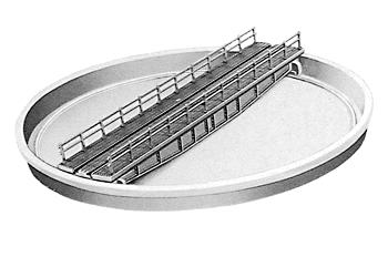 Peco Well Type Turntable Kit Bridge 5 15/16 151mm Long Model Train Track N Scale #1755