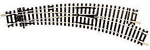 Peco Code 100 Curved Double Radius Turnout Right Hand Insulfrog Model Train Track HO Scale #244