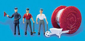 Peco Cable Laying Party HO Scale Model Railroad Figure #5078