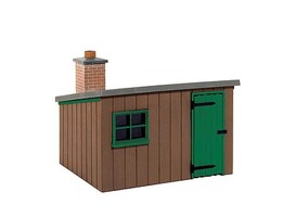 Peco Lineside Hut (Wooden) O Scale Model Railroad Building Kit #lk-704