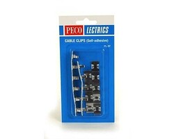 Peco Cable Clips (20) Model Railroad Electrical Accessory #pl-37
