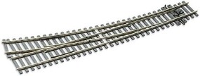 Peco Code 75 Curved Right Hand Turnout w/Electrified Frog Model Train Track HO Scale #sle186 Peco Code 75 Curved Right Hand Turnout w/Electrified Frog Model Train Track HO Scale #sle186