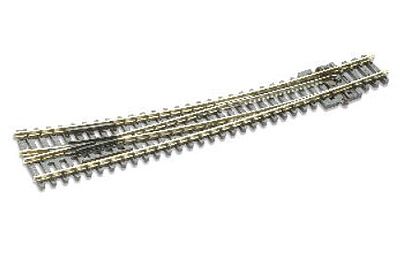 Peco Code 80 Curved Right Hand Turnout w/Electrified Frog Model Train Track N Scale #sle386