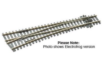 Peco Code 100 Medium Left Hand Turnout w/Electrified Frog Model Train Track HO Scale #sle96