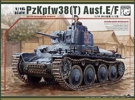 Panda PzKpfw 38(T) Ausf E/F Tank (New Tool) (JUN) Plastic Model Tank Kit 1/16 Scale #16001 Panda PzKpfw 38(T) Ausf E/F Tank (New Tool) (JUN) Plastic Model Tank Kit 1/16 Scale #16001