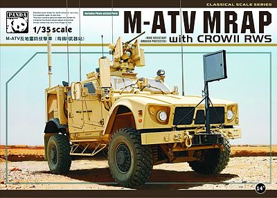 Panda M-ATV MRAP Military Truck (MRAP) Military Truck & Crow II Military Vehicle Kit 1/35 #35007