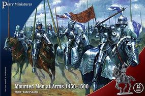 Perry Mounted Men At Arms 1450-1500 (12) Plastic Model Military Figure 28mm #303 Perry Mounted Men At Arms 1450-1500 (12) Plastic Model Military Figure 28mm #303