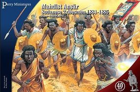 Perry Mahdist Ansar Sundanese Tribesmen 1881-85 (40) Plastic Model Military Figure 28mm #401 Perry Mahdist Ansar Sundanese Tribesmen 1881-85 (40) Plastic Model Military Figure 28mm #401
