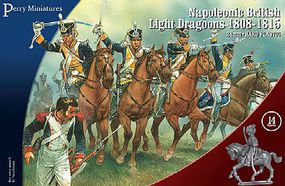 Perry British Napoleonic Dragoons 1808-15 (14 Mounted) Plastic Model Military Figure 28mm #503 Perry British Napoleonic Dragoons 1808-15 (14 Mounted) Plastic Model Military Figure 28mm #503
