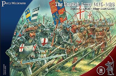 Perry The English Army 1415-1429 (36) Plastic Model Military Figure 28mm #801