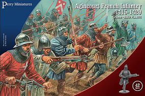 Perry Agincourt French Infantry 1415-1429 (42) Plastic Model Military Figure 28mm #802 Perry Agincourt French Infantry 1415-1429 (42) Plastic Model Military Figure 28mm #802