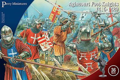 Perry Agincourt Foot Knights 1415-1429 (36) Plastic Model Military Figure 28mm #803