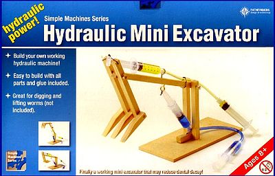 Pathfinders Hydraulic Mini Excavator Wooden Kit