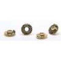 Pegasus Gold Disc Brakes w/Molded Caliper (4) Plastic Model Vehicle Accessory 1/24 Scale #1094 Pegasus Gold Disc Brakes w/Molded Caliper (4) Plastic Model Vehicle Accessory 1/24 Scale #1094