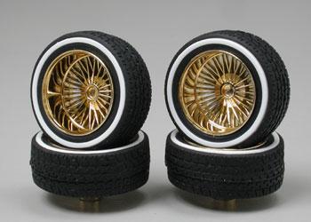 Pegasus 1272 x 1/24-1/25  Apollos Gold Rims w/Tires 4 
