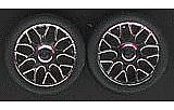 Pegasus Beemers Chrome Rims w/Tires (4) Plastic Model Tire Wheel 1/24 Scale #1234