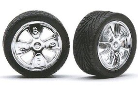 Pegasus 23'' Got Money Chrome Spinner Wheels w/Tires (4) Plastic Model Tire Wheel 1/24 Scale #2361 Pegasus 23'' Got Money Chrome Spinner Wheels w/Tires (4) Plastic Model Tire Wheel 1/24 Scale #2361