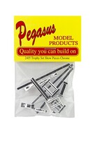 Show Pieces Chrome Trophy Set Plastic Model Vehicle Accessory 1/24 Scale #2405