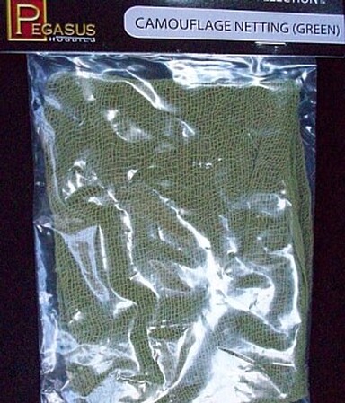 Rete Mimetica Militare Scala 1/35 - Verde, 185x85 Mm - Per Diorami E Modellismo