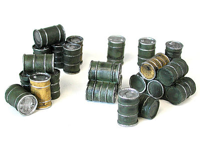 Pegasus Oil Drums Plastic Model Military Diorama 28mm Scale #5210