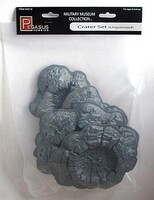 Pegasus Crater Set (5pc) (Vacuum-Formed) Plastic Model Diorama 1/32 or 1/72 Scale #5214