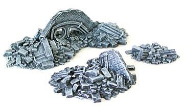 Pegasus Gothic Rubble Set Plastic Model Military Diorama 28mm Scale #5216