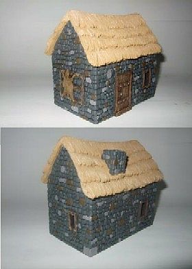 Pegasus Large Stone Cottage (Painted) Plastic Model Diorama 1/32 or 1/72 Scale #5251