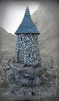 Pegasus Wizards Tower (Painted) Plastic Model Diorama 1/32 or 1/72 Scale #5252 Pegasus Wizards Tower (Painted) Plastic Model Diorama 1/32 or 1/72 Scale #5252