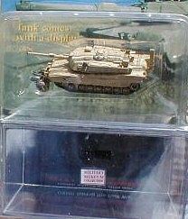 Pegasus M1A1 USMC Gulf War Tank w/TWMP (Assembled) Pre-Built Plastic Model Tank 1/144 Scale #632