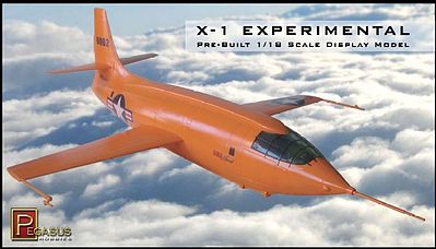 Pegasus X1 Experimental Aircraft (Assembled) Pre-Built Plastic Model Airplane 1/18 Scale #8902