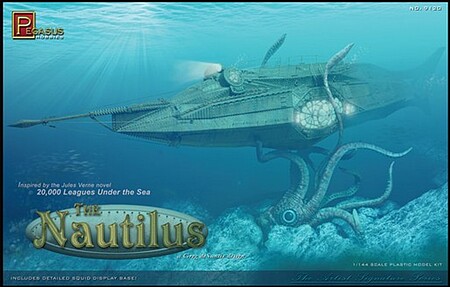 Pegasus The Nautilus Submarine Plastic Model Military Ship Kit 1/144 Scale #9120