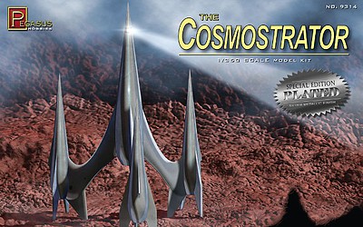 Pegasus Cosmostrator Silver Plated Science Fiction Plastic Model Kit 1/350 Scale #9314