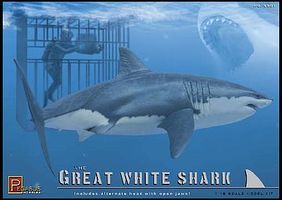 The Great White Shark Plastic Model Animal Figure Kit 1/18 Scale #9501