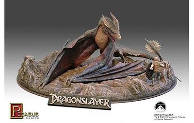 Pegasus Dragonslayer Pre-Built Plastic Model Diorama 1/32 Scale #9921