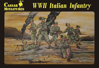 Pegasus WWII Italian Infantry (30) Plastic Model Military Figure 1/72 Scale #c072