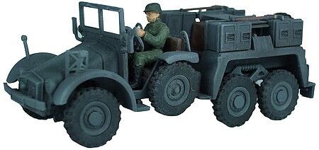 Pegasus WWII Krupp Protze Kfz.69 Towing Truck Plastic Model Military Vehicle Kit 1/72 Scale #c7203