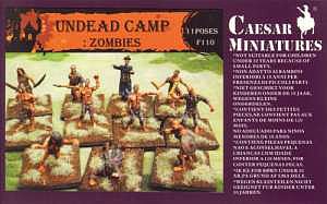 Pegasus Caesar Undead Camp Zombies Plastic Model Fantasy Figure 1/72 Scale #f110