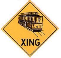 Phil-Derrig (bulk of 12) RR Magnet Cable Car Xing Phil-Derrig (bulk of 12) RR Magnet Cable Car Xing