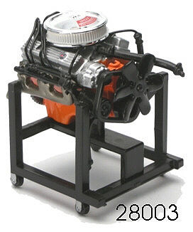 Phoenix-Toys PTX Mini Engine- Chevy V8 302 Small Block Diecast Model Car Truck Engine 1/24 scale #28003