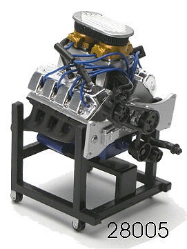 Phoenix-Toys PTX Mini Engine- Ford V8 429 Big Block Hot Rod Diecast Model Car Truck Engine 1/24 #28005