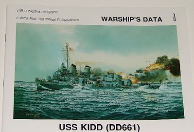 Pictorial-Histories USS Kidd DD661 Authentic Scale Model Boat Book #293