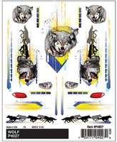 Dry Transer Decals, Wolf