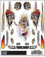 Dry Transer Decals, Tiger