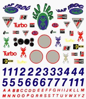 Pine-Car Pinewood Derby Sponsor & Number Decal Pinewood Derby Decal and Finishing #p306