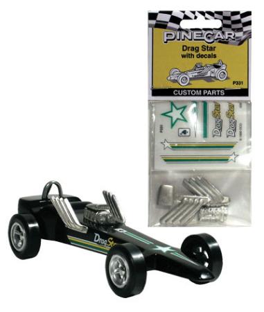 PineCar Decals, Pinewood Racing Car