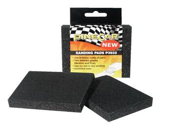 Pine-Car Pinewood Derby Sanding Pads Pinewood Derby Tool and Accessory #p3932